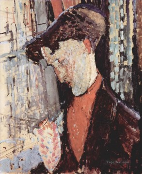  1914 Pintura - retrato de frank haviland burty 1914 Amedeo Modigliani